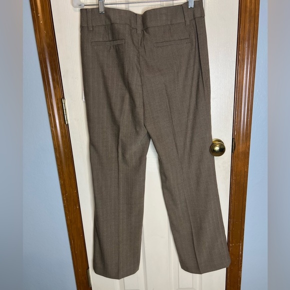 Jones New York Brown Herringbone Pants - Picture 3 of 8